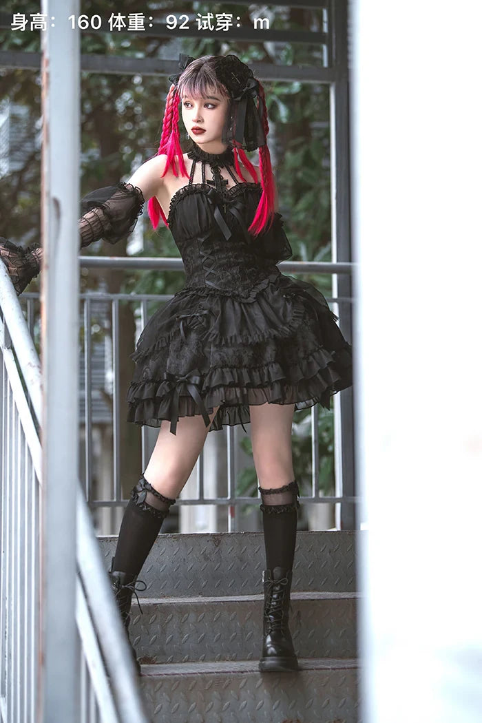 Cross Maiden Gothic Lolita JSK detail 34