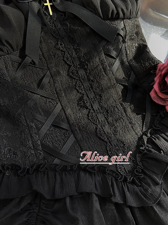 Cross Maiden Gothic Lolita JSK detail 36